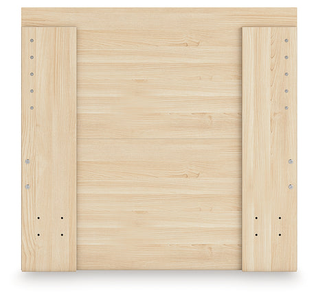 Onita Natural Twin Panel Platform Bed from Ashley - Luna Furniture