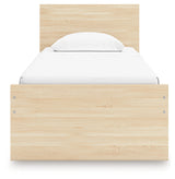 Onita Natural Twin Panel Platform Bed from Ashley Furniture - Luna Furniture