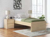 Onita Natural Twin Platform Bed from Ashley - Luna Furniture