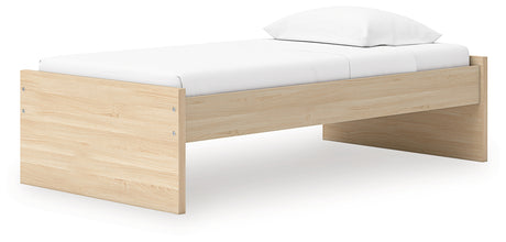Onita Natural Twin Platform Bed from Ashley - Luna Furniture