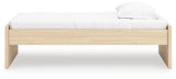 Onita Natural Twin Platform Bed from Ashley - Luna Furniture