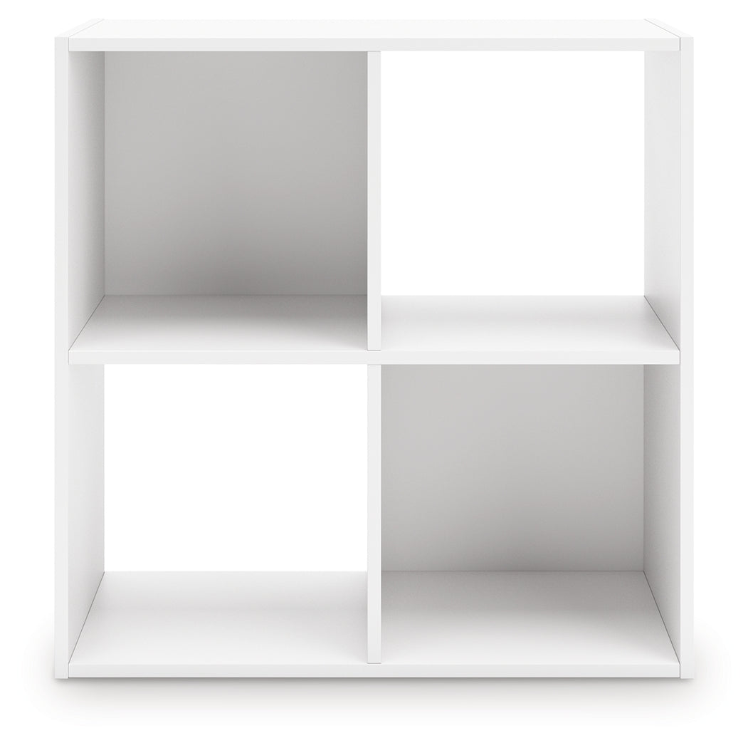 Onita White Four Cube Organizer from Ashley - Luna Furniture