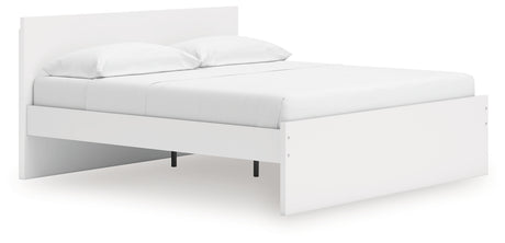 Onita White King Panel Platform Bed from Ashley Furniture - Luna Furniture