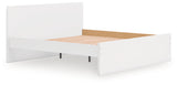 Onita White King Panel Platform Bed from Ashley Furniture - Luna Furniture