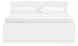 Onita White King Panel Platform Bed from Ashley Furniture - Luna Furniture
