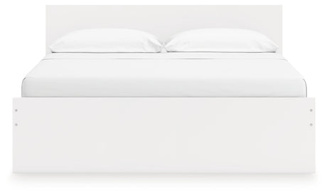 Onita White King Panel Platform Bed from Ashley Furniture - Luna Furniture