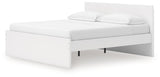 Onita White King Panel Platform Bed from Ashley Furniture - Luna Furniture