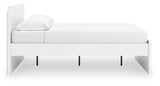 Onita White King Panel Platform Bed from Ashley Furniture - Luna Furniture