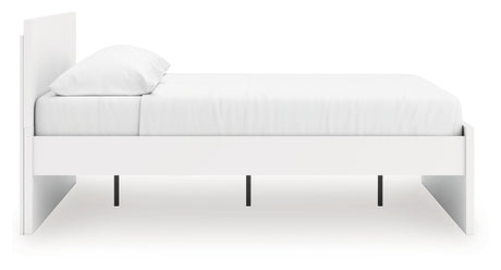 Onita White King Panel Platform Bed from Ashley Furniture - Luna Furniture