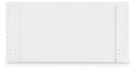 Onita White King Panel Platform Bed with 2 Side Storage from Ashley Furniture - Luna Furniture