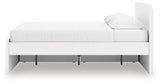 Onita White King Panel Platform Bed with Storage from Ashley Furniture - Luna Furniture