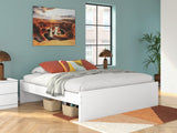 Onita White King Platform Bed from Ashley Furniture - Luna Furniture