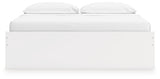 Onita White King Platform Bed from Ashley Furniture - Luna Furniture