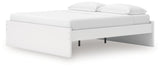 Onita White King Platform Bed from Ashley Furniture - Luna Furniture