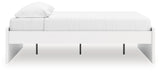 Onita White King Platform Bed from Ashley Furniture - Luna Furniture