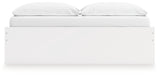 Onita White King Platform Bed from Ashley Furniture - Luna Furniture