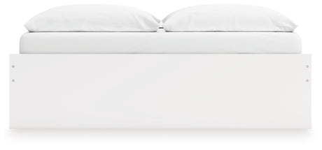 Onita White King Platform Bed from Ashley Furniture - Luna Furniture