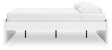 Onita White King Platform Bed from Ashley Furniture - Luna Furniture