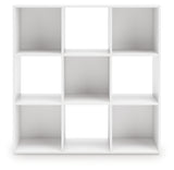 Onita White Nine Cube Organizer from Ashley - Luna Furniture