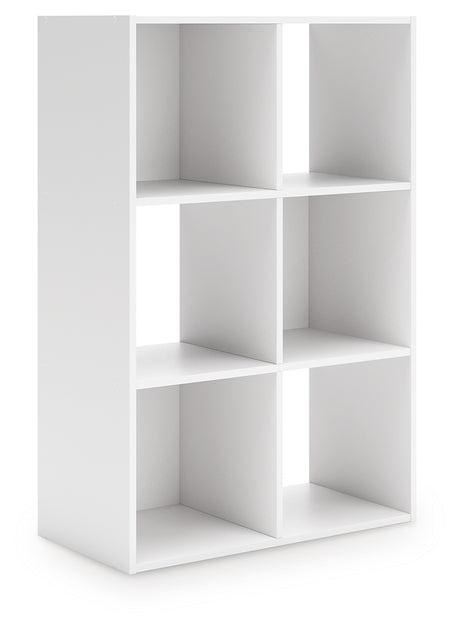 Onita White Six Cube Organizer from Ashley - Luna Furniture