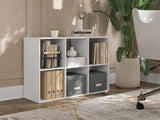 Onita White Six Cube Organizer from Ashley - Luna Furniture