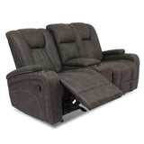 Marlow Charcoal Manual Reclining Sofa from Steve Silver - Luna Furniture