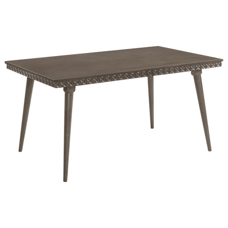 Onslow Dark Brown Rectangular Wood Dining Table from Coaster - Luna Furniture