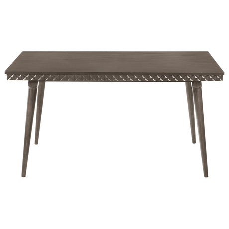 Onslow Dark Brown Rectangular Wood Dining Table from Coaster - Luna Furniture