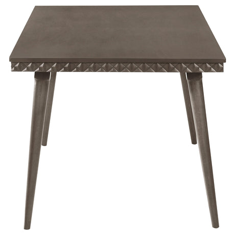 Onslow Dark Brown Rectangular Wood Dining Table from Coaster - Luna Furniture