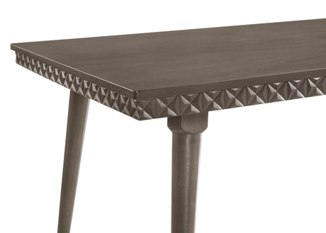 Onslow Dark Brown Rectangular Wood Dining Table from Coaster - Luna Furniture