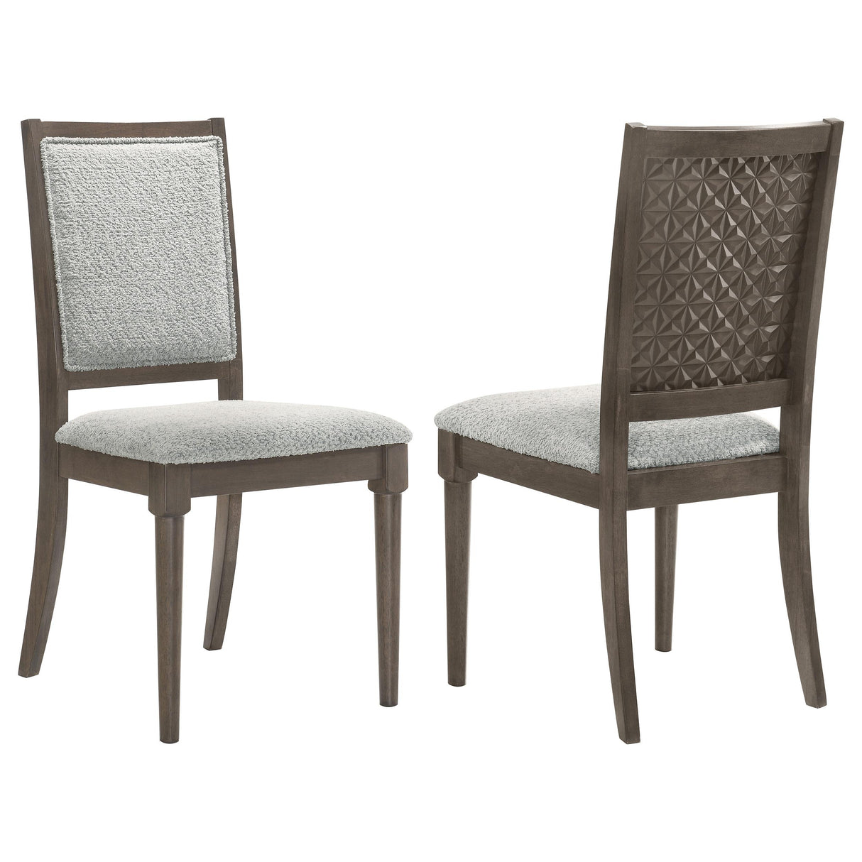 Onslow Dark Brown Dining Side Chair, Set of 2 from Coaster - Luna Furniture