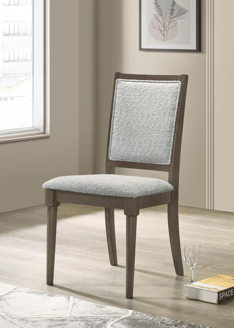Onslow Dark Brown Dining Side Chair, Set of 2 from Coaster - Luna Furniture