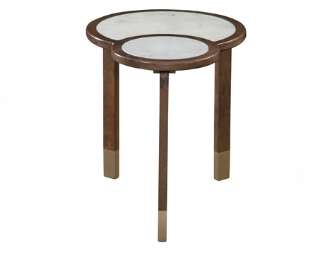 Oormi 3-Piece Banswara White Marble Inlay Table Set from Steve Silver - Luna Furniture