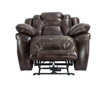 Oportuna Coffee Dual-Power Recliner from Steve Silver - Luna Furniture
