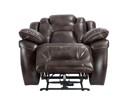 Oportuna Coffee Dual-Power Recliner from Steve Silver - Luna Furniture