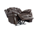 Oportuna Coffee Dual-Power Recliner from Steve Silver - Luna Furniture