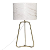 Optima Marble Lampshade Table Lamp - Bronze from Ashcroft Furniture - Luna Furniture