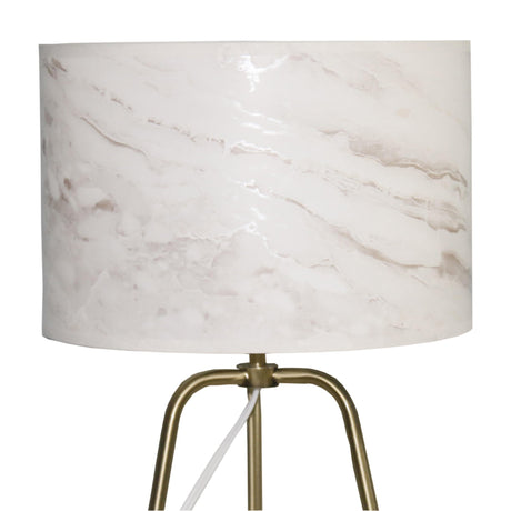 Optima Marble Lampshade Table Lamp - Bronze from Ashcroft Furniture - Luna Furniture