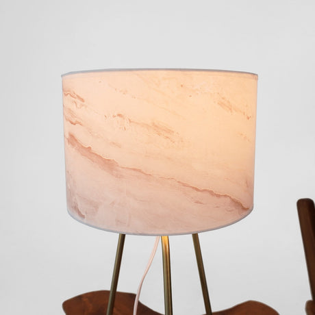 Optima Marble Lampshade Table Lamp - Bronze from Ashcroft Furniture - Luna Furniture
