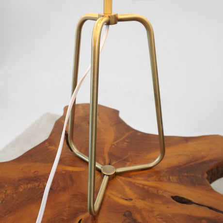 Optima Marble Lampshade Table Lamp - Bronze from Ashcroft Furniture - Luna Furniture