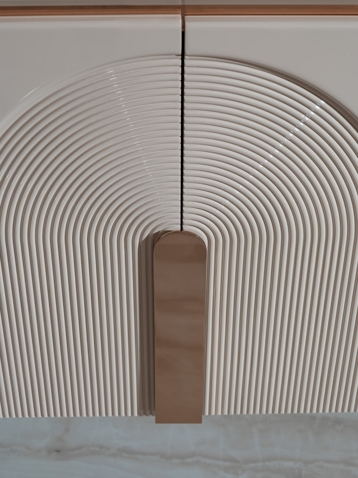 Opulenze Cream and Rose Gold Dining Set from Luna Luxury - Luna Furniture