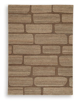 Orest Brown Medium Rug from Ashley Furniture - Luna Furniture