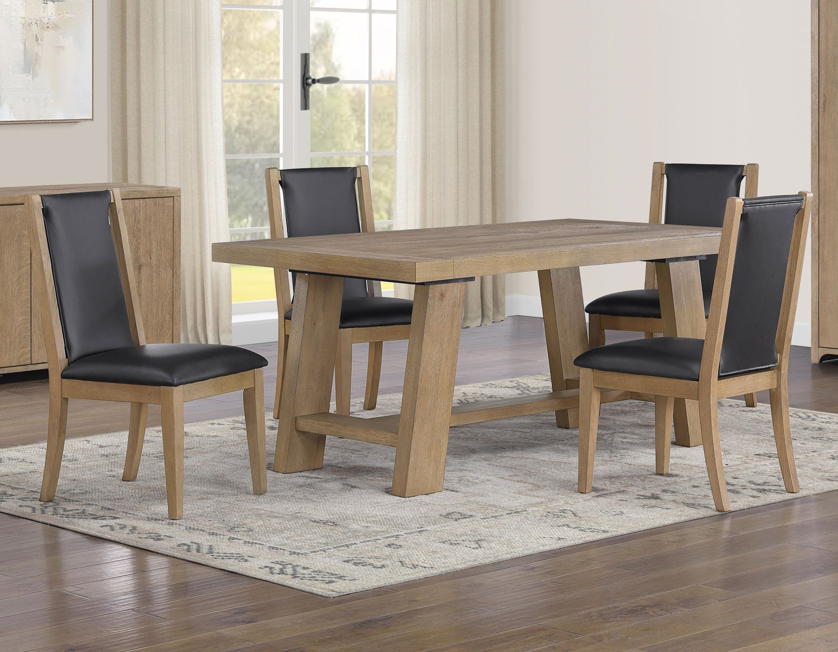 Orinda Warm Caramel Dining Room Set from Steve Silver - Luna Furniture