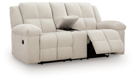 Orlen Winter Reclining Loveseat with Console from Ashley Furniture - Luna Furniture