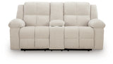 Orlen Winter Reclining Loveseat with Console from Ashley Furniture - Luna Furniture