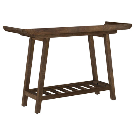 Ornelas Mango Brown Solid Wood Console Table from Coaster - Luna Furniture