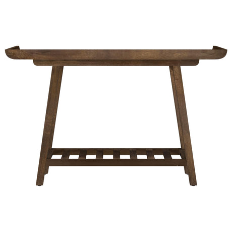 Ornelas Mango Brown Solid Wood Console Table from Coaster - Luna Furniture