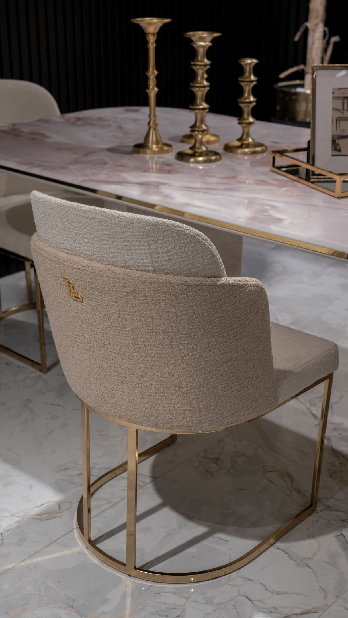 Orsino Upholstered Dining Chair from Luna Luxury - Luna Furniture