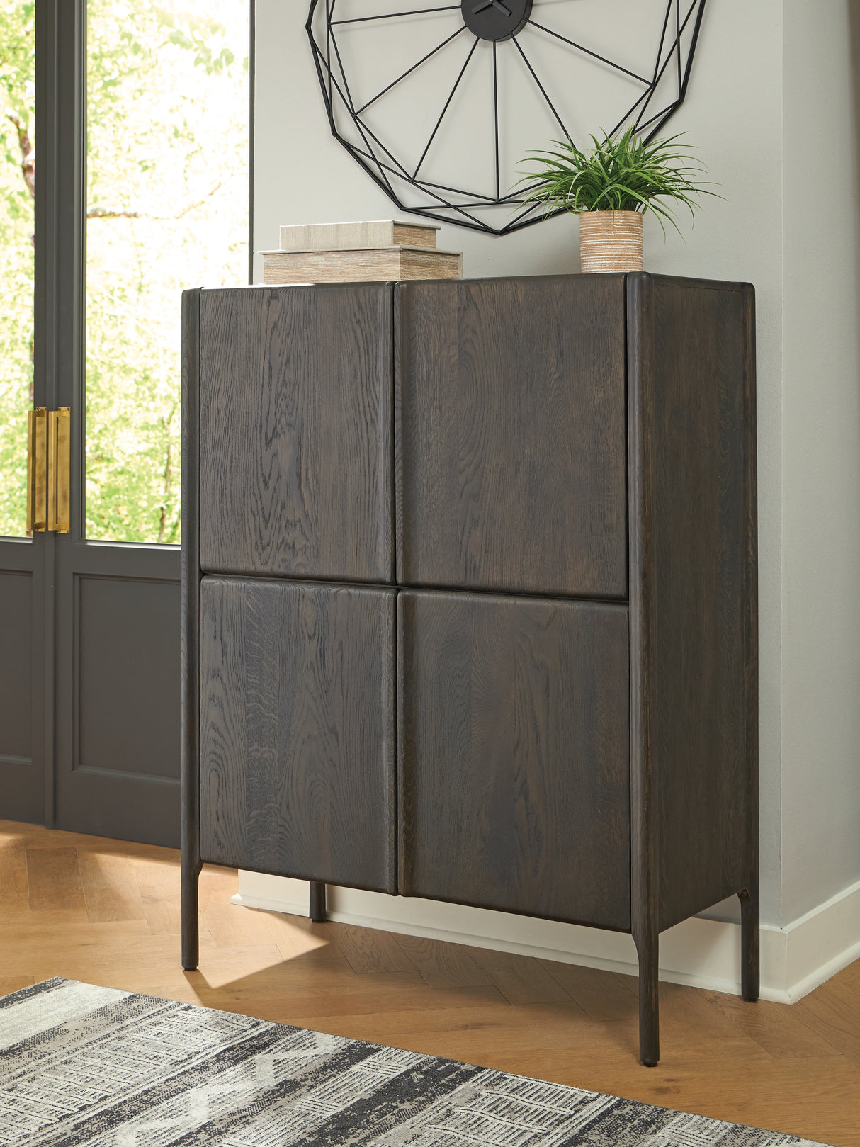 Orsonal Espresso Brown Accent Cabinet from Ashley - Luna Furniture