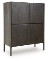 Orsonal Espresso Brown Accent Cabinet from Ashley - Luna Furniture